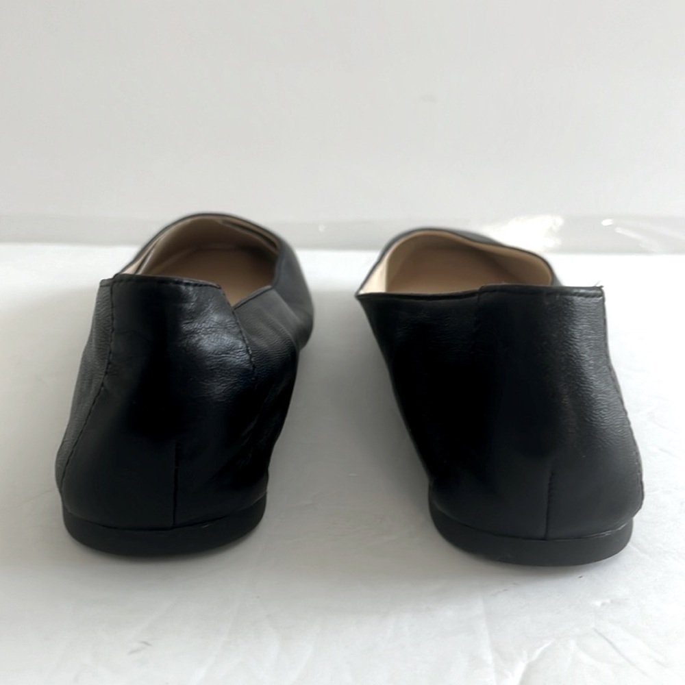 Nine West Womens WNALENA Ballet Flat Black Leather Shoes Size 8.5 NEW - Picture 8 of 10